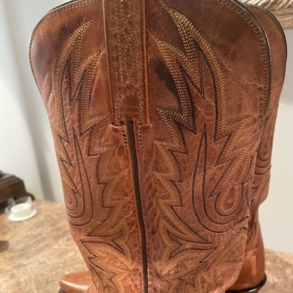 Lucchese Vintage 1883 Cowboy Boots Hand Stitched – Sz 7 - Picture 14 of 15